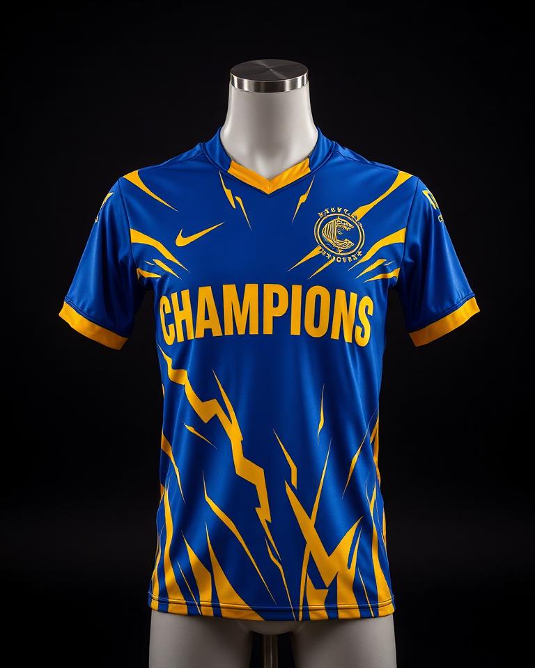 Champions custom jersey design concept