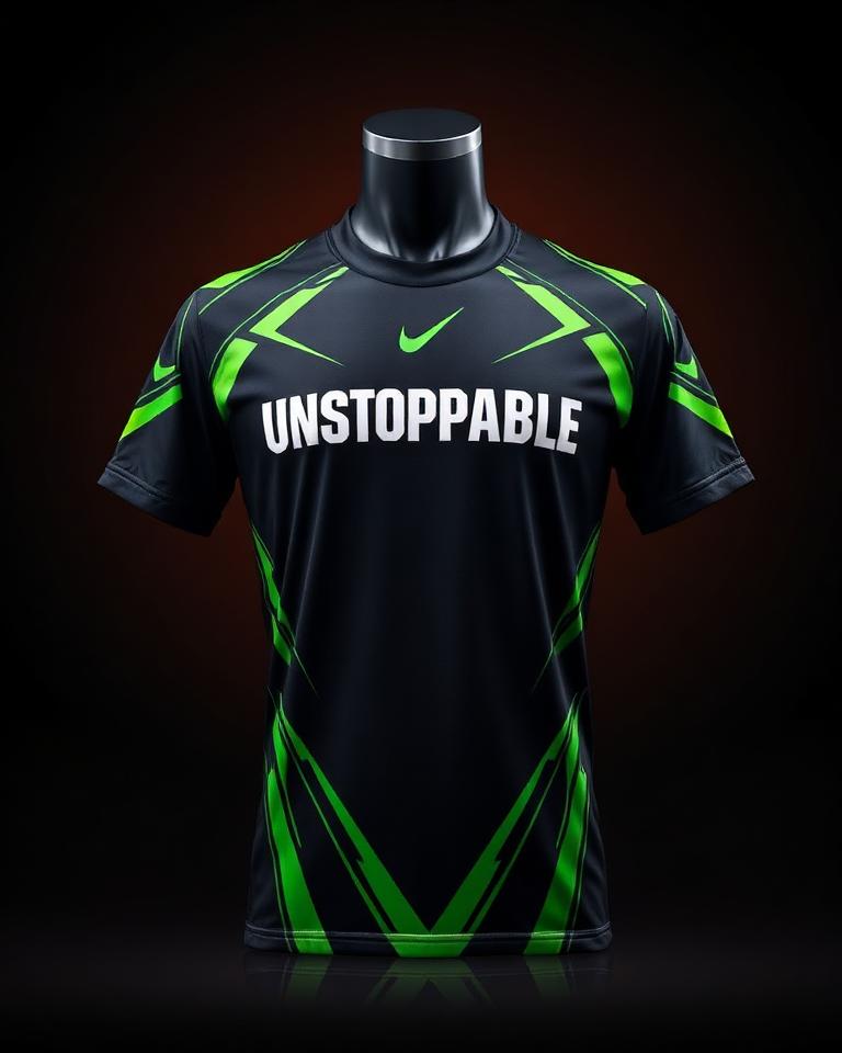 Unstoppable custom jersey design concept